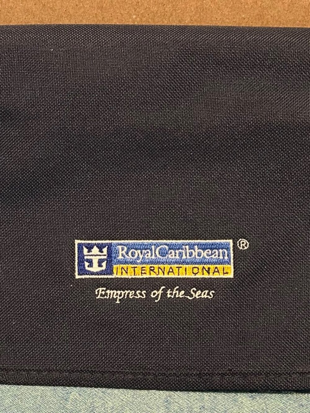 Rare Royal Caribbean International "Empress of the Seas" Dark Blue Toiletry Bag